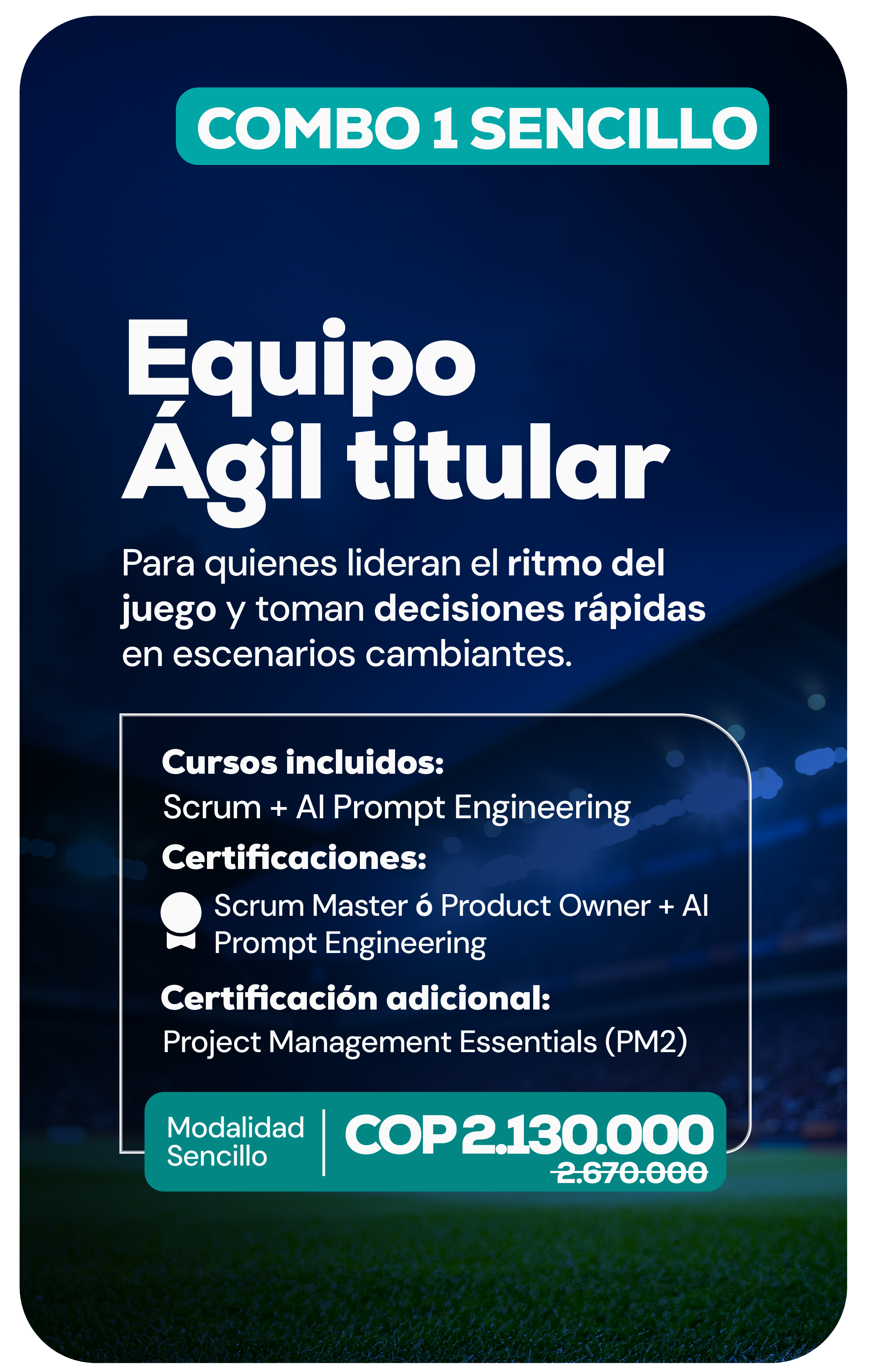 Combo Mundialista 1: Scrum Master + AI Prompt Engineering - IT Service