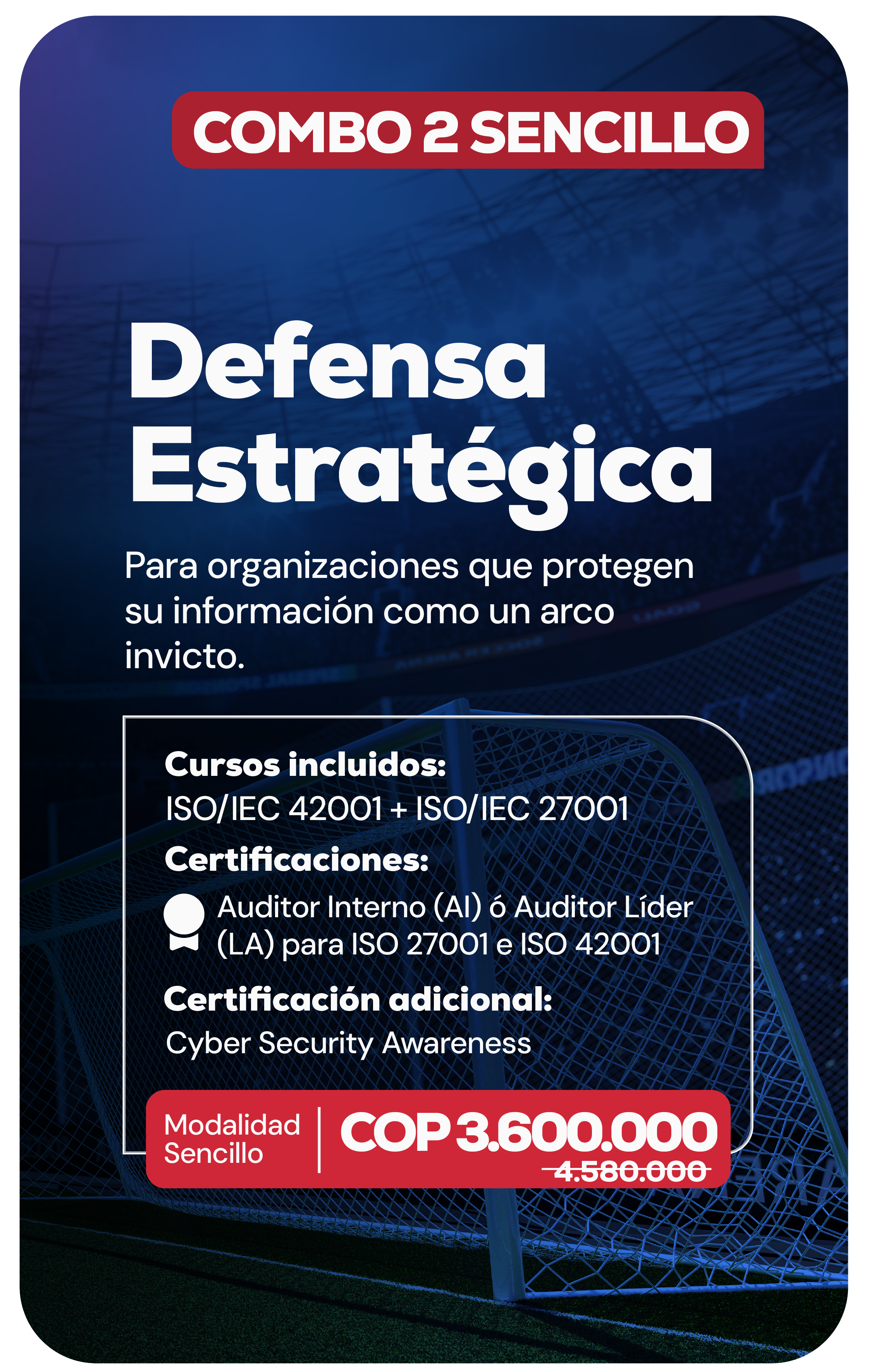 Combo Mundialista 2: ISO 27001 Auditor Líder + Scrum Master - IT Service